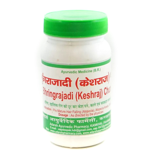 Брингарадж Чурна (Bhringaraj/Keshraj Churna) 100 г, Adarsh Брингарадж Чурна (Bhringaraj/Keshraj Churna) 100 г, Adarsh